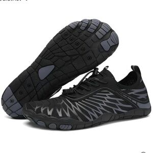 Men's Black and Gray Lorax Pro HIKE Barefoot Shoes